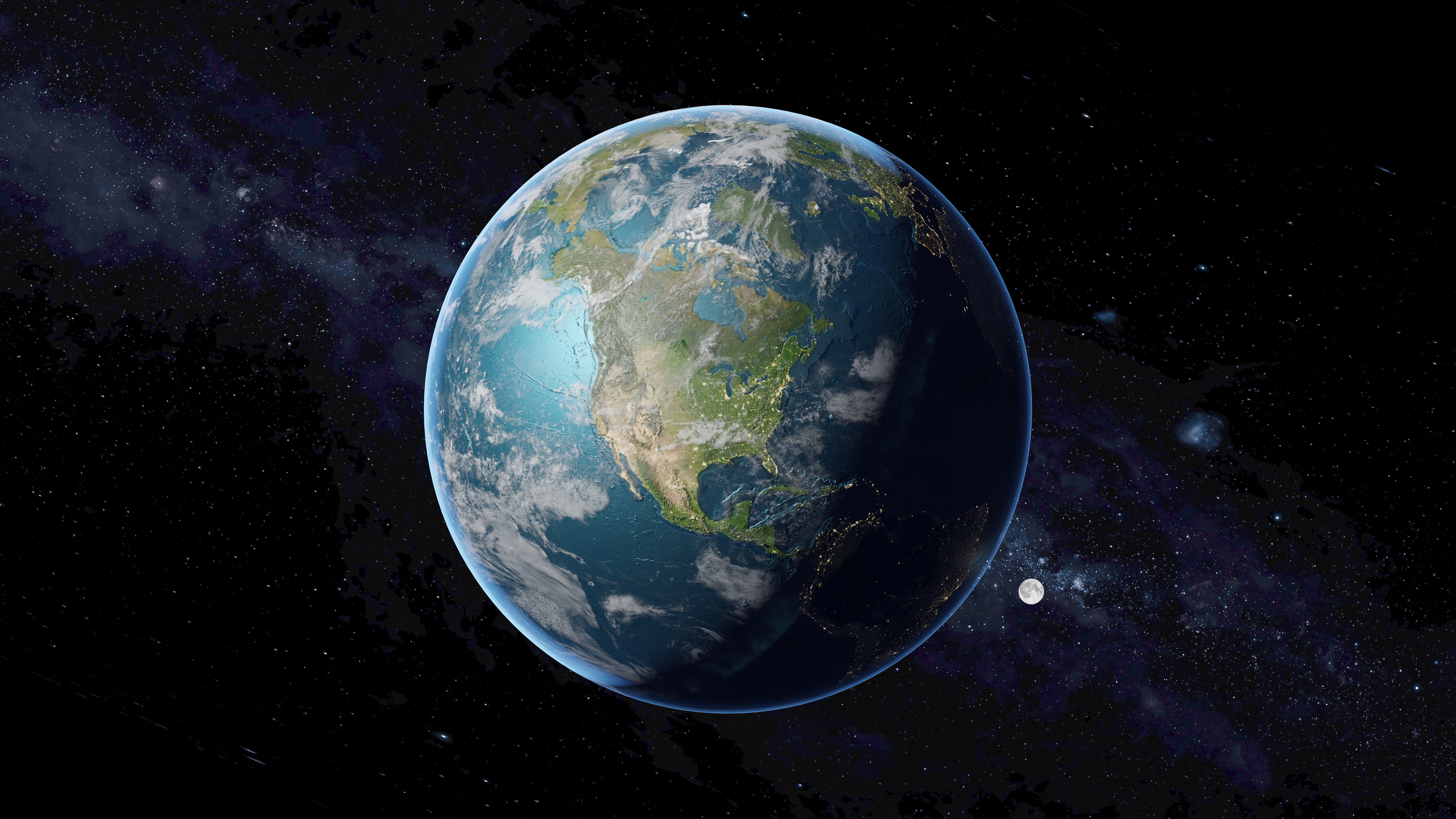 Imagen de la tierra en el espacio